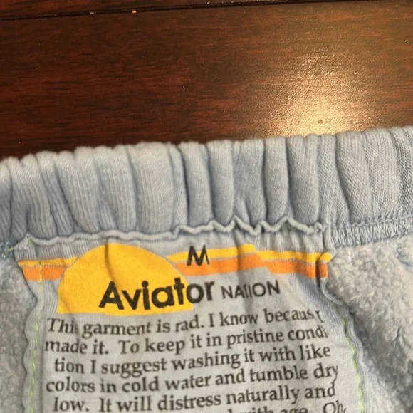 Aviator nation size Medium sweatpants. - Picture 3 of 3
